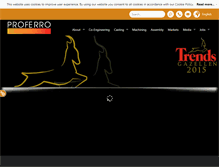 Tablet Screenshot of proferro.be